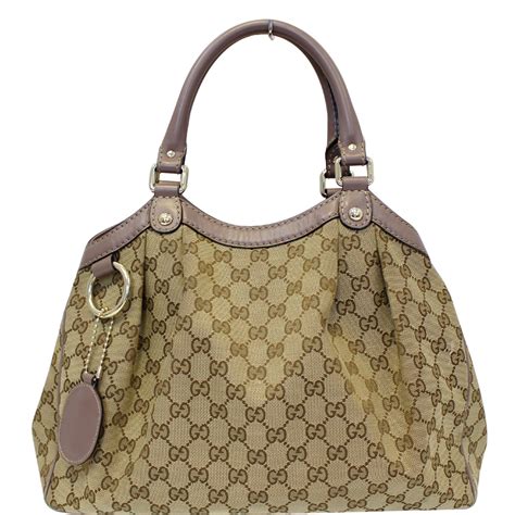 GUCCI GG pattern handbag tote bag shoulder bag canvas 